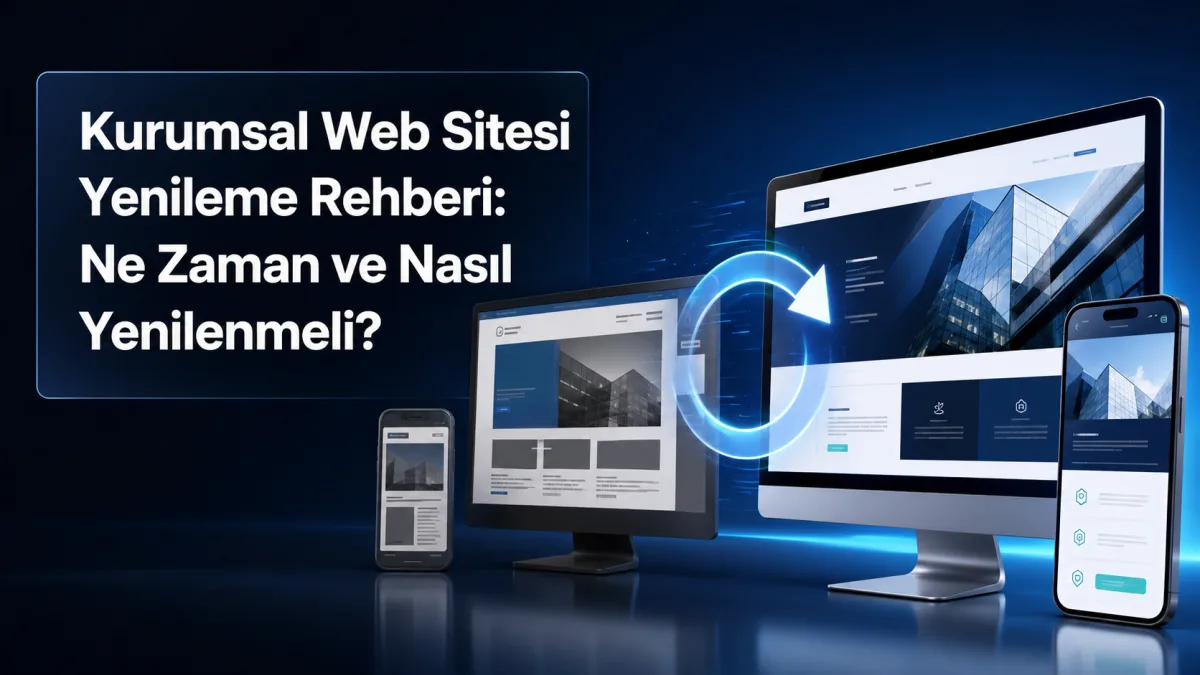 Kurumsal Web Sitesi Yenileme Rehberi: Ne Zaman ve Nasıl Yenilenmeli?