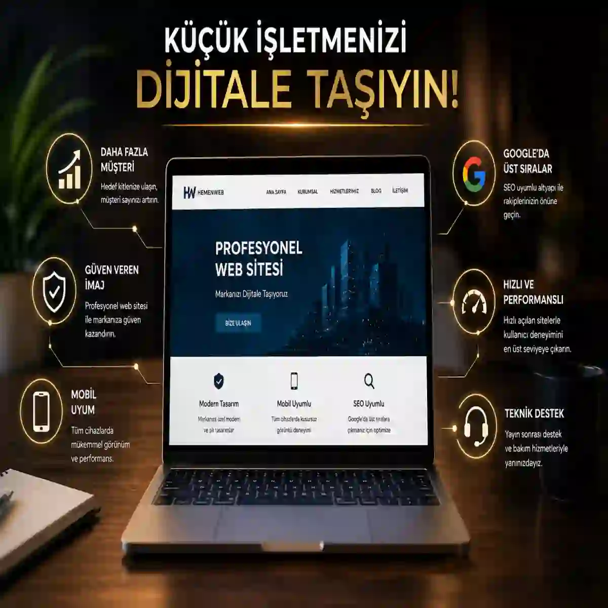 Küçük İşletmeler İçin Profesyonel Web Sitesinin Önemi