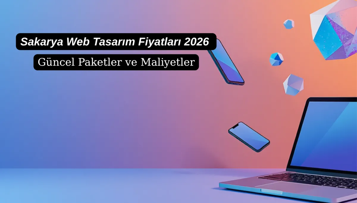 Sakarya Web Tasarım Fiyatları 2026 – Güncel Paketler ve Maliyetler